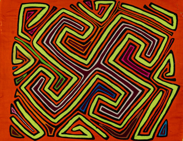 Orange And Charteruse Classic Design Mola