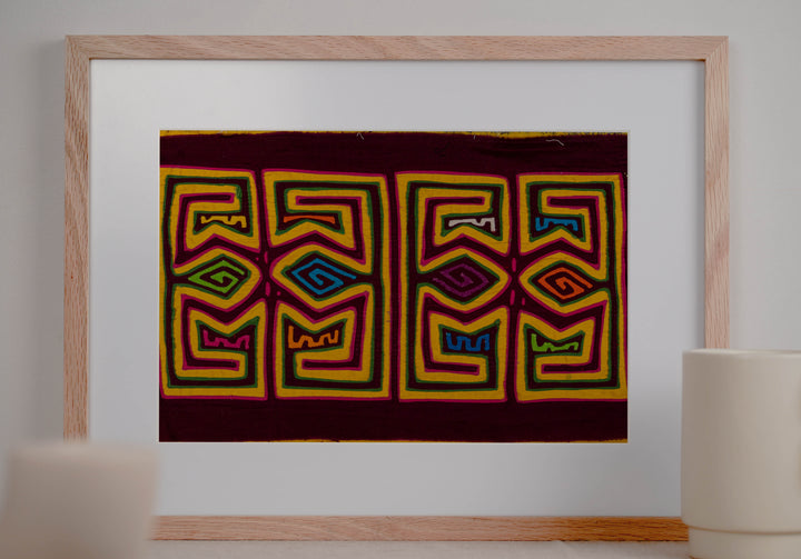 Machine-Stitched Classic Design Mola