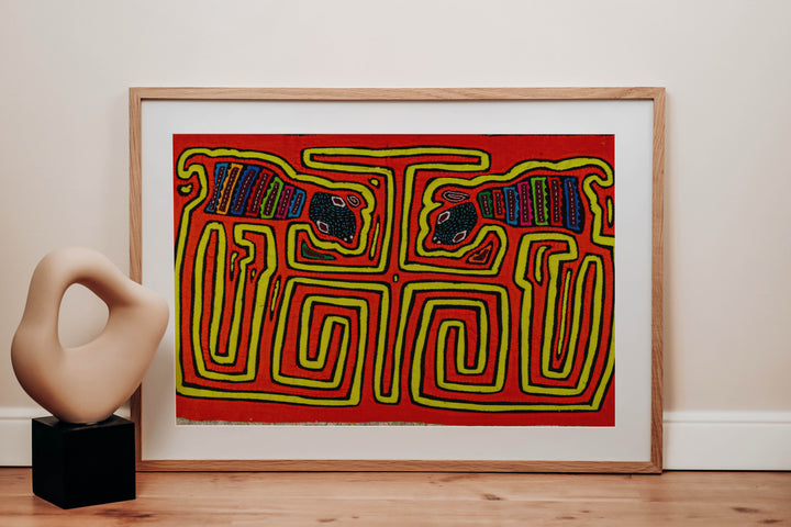Orange And Yellow Bug In A Maze Mola