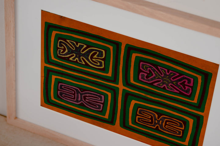 Vintage Orange And Green Classic Design Mola