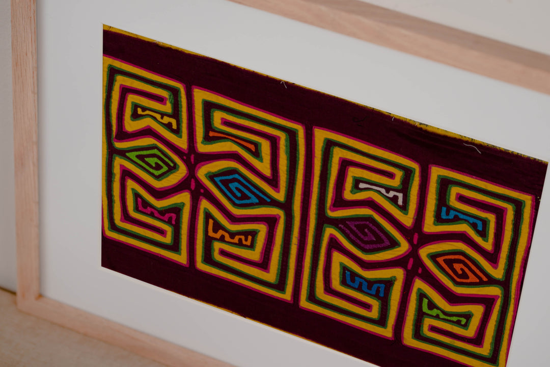 Machine-Stitched Classic Design Mola