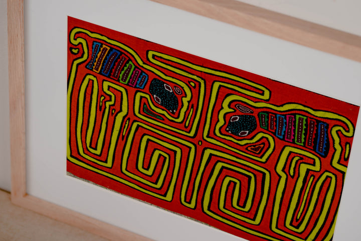 Orange And Yellow Bug In A Maze Mola