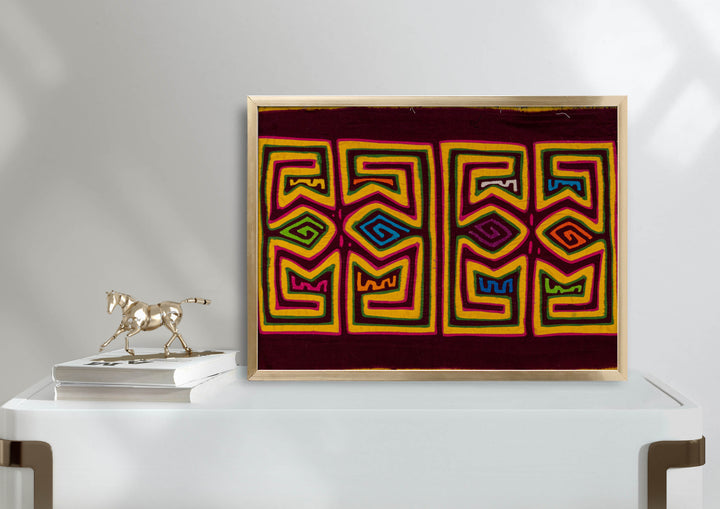 Machine-Stitched Classic Design Mola