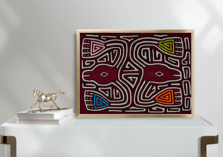 Maroon And White Creepy Crawly Things Mola