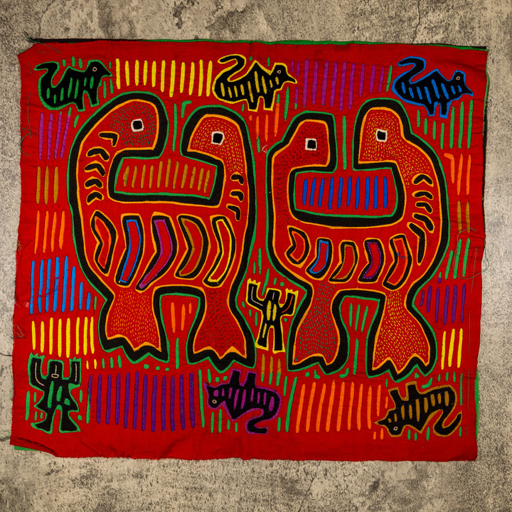 Face To Face Museum Quality Mola