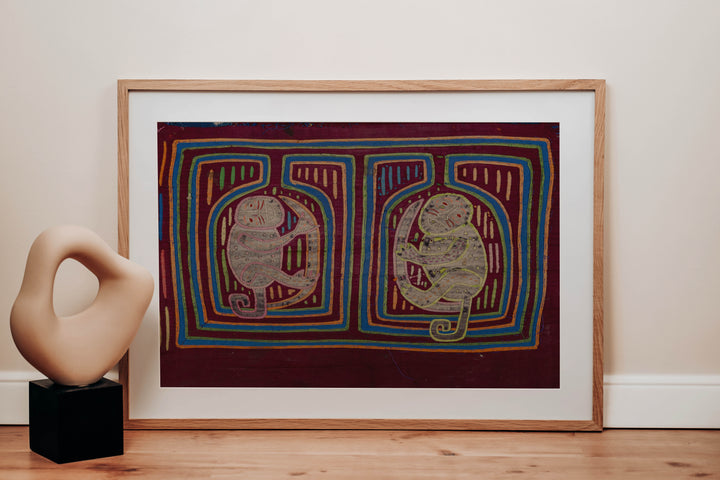 Vintage Machine-Stitched Classic Design Mola