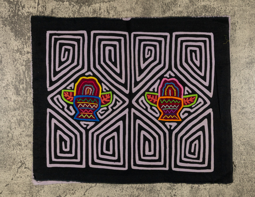 Black And Gray Flower Pot Mola