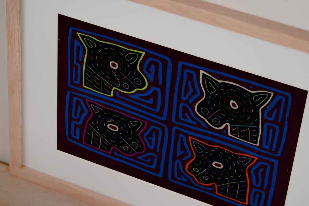 Burgundy And Blue Puppy Dog Mola