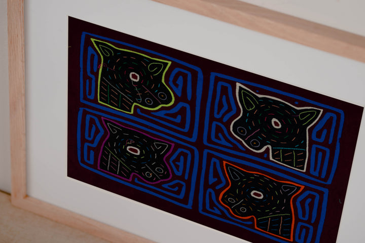 Burgundy And Blue Puppy Dog Mola