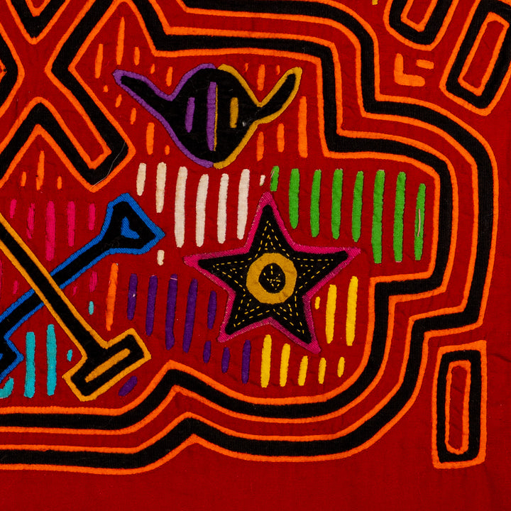 Panama Flag Patriotic Museum Quality Mola
