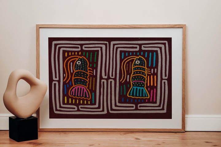Machine-Stitched Classic Design Mola