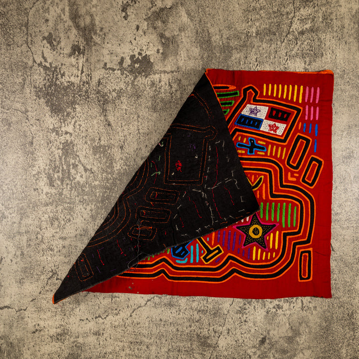 Panama Flag Patriotic Museum Quality Mola