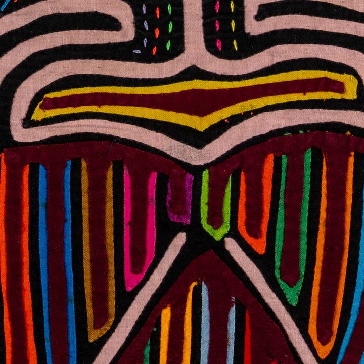Rainbow Color Bird Optical Illusion Mola