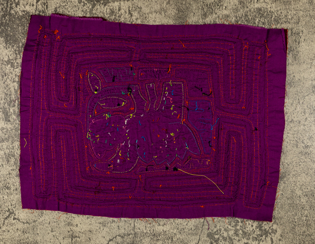 Orange And Purple Birdcage Mola