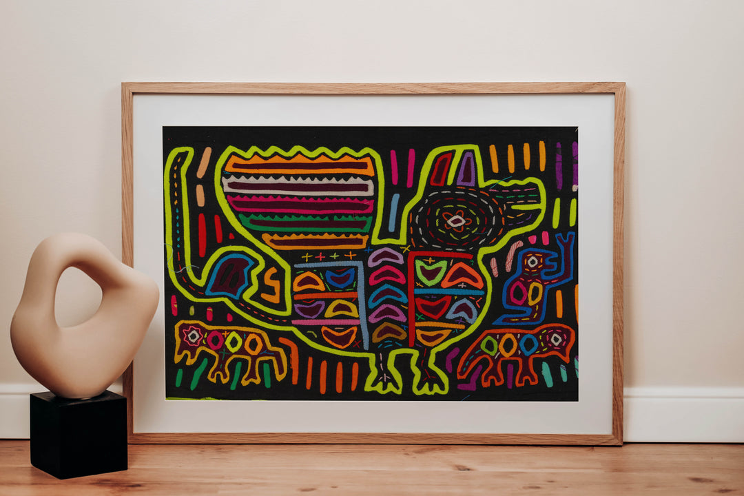 Black And Chartreuse King Of The Jungle Mola