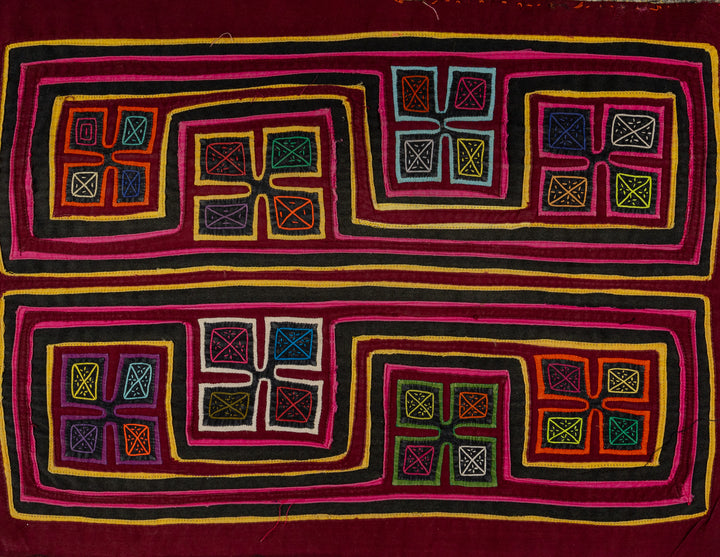 Machine-Stitched Classic Design Mola
