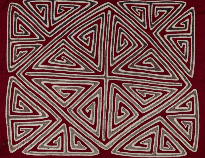 Burgundy And White Classic Design Mola