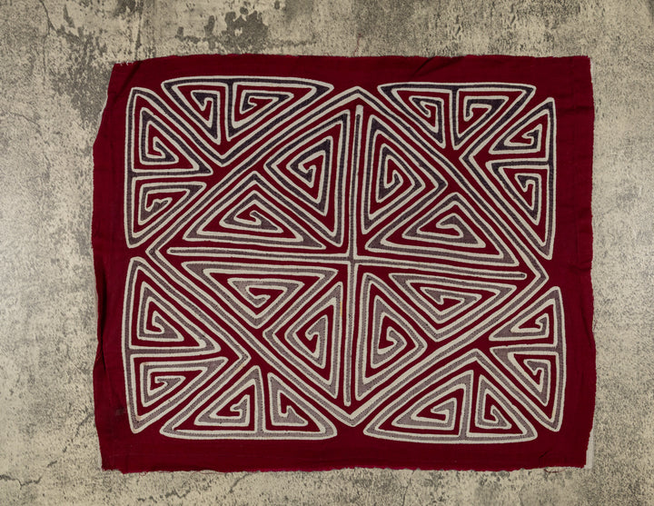 Burgundy And White Classic Design Mola