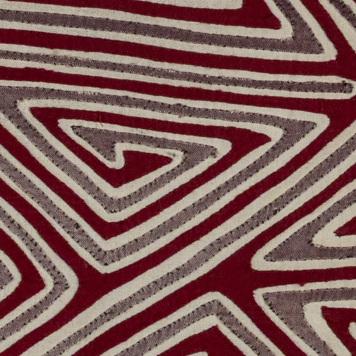 Burgundy And White Classic Design Mola