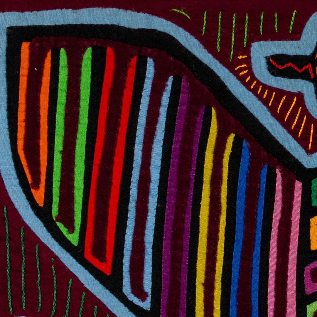Maroon And Blue Thunderbird Mola