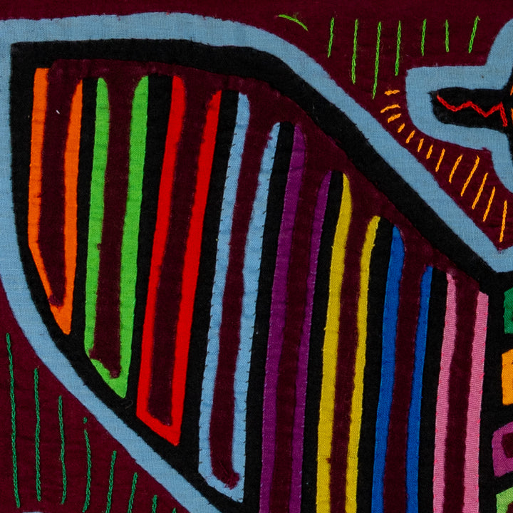 Maroon And Blue Thunderbird Mola