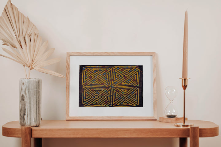 Vintage Black And Gold Classic Design Mola