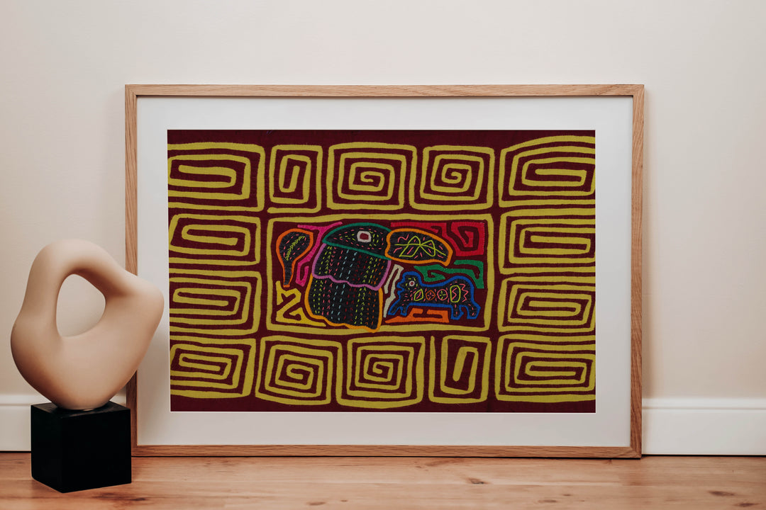 Burgundy And Yellow Toucan Bird Mola