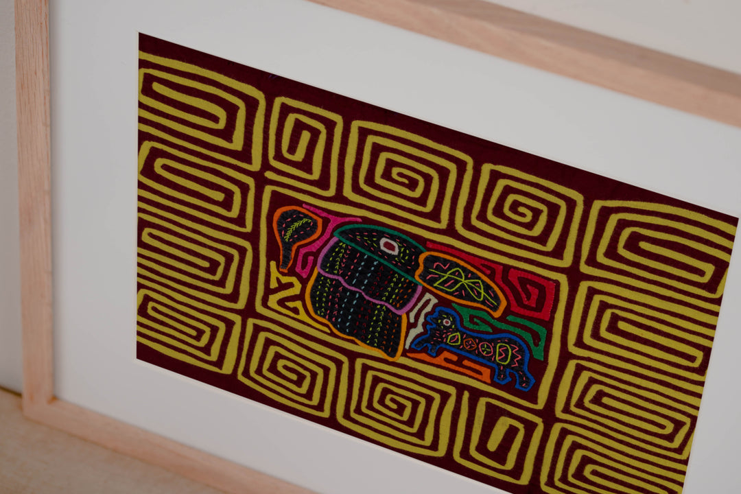 Burgundy And Yellow Toucan Bird Mola