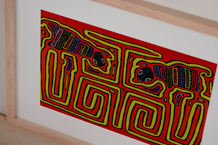 Orange And Yellow Bug In A Maze Mola