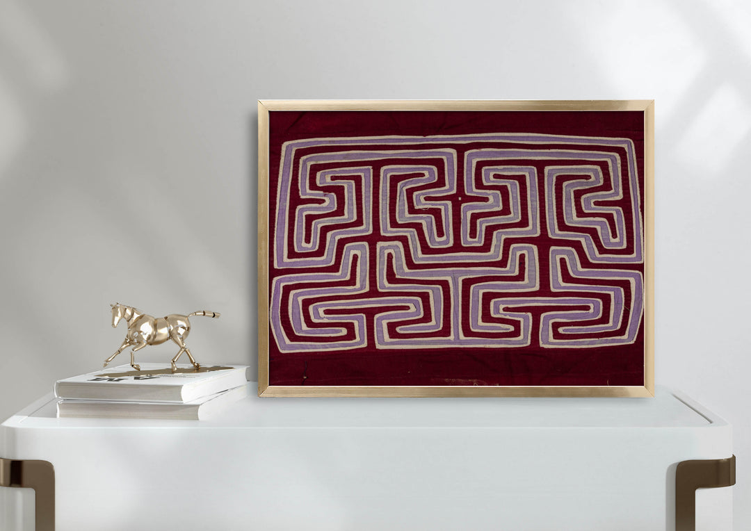 Machine-Stitched Classic Design Mola