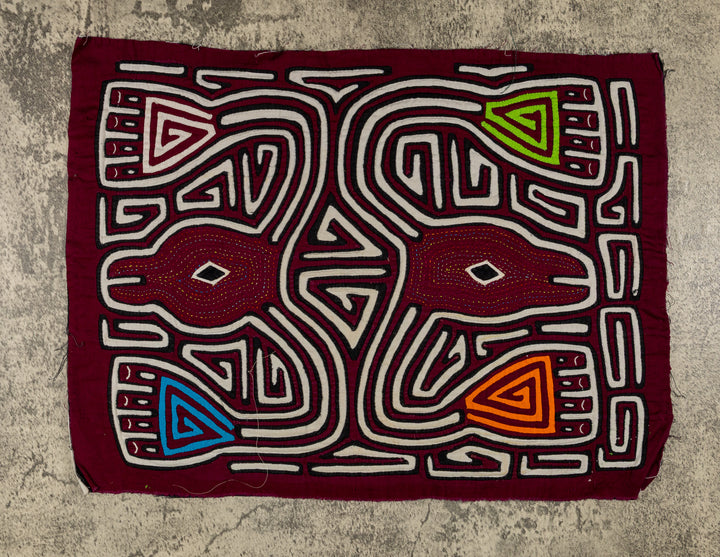 Maroon And White Creepy Crawly Things Mola