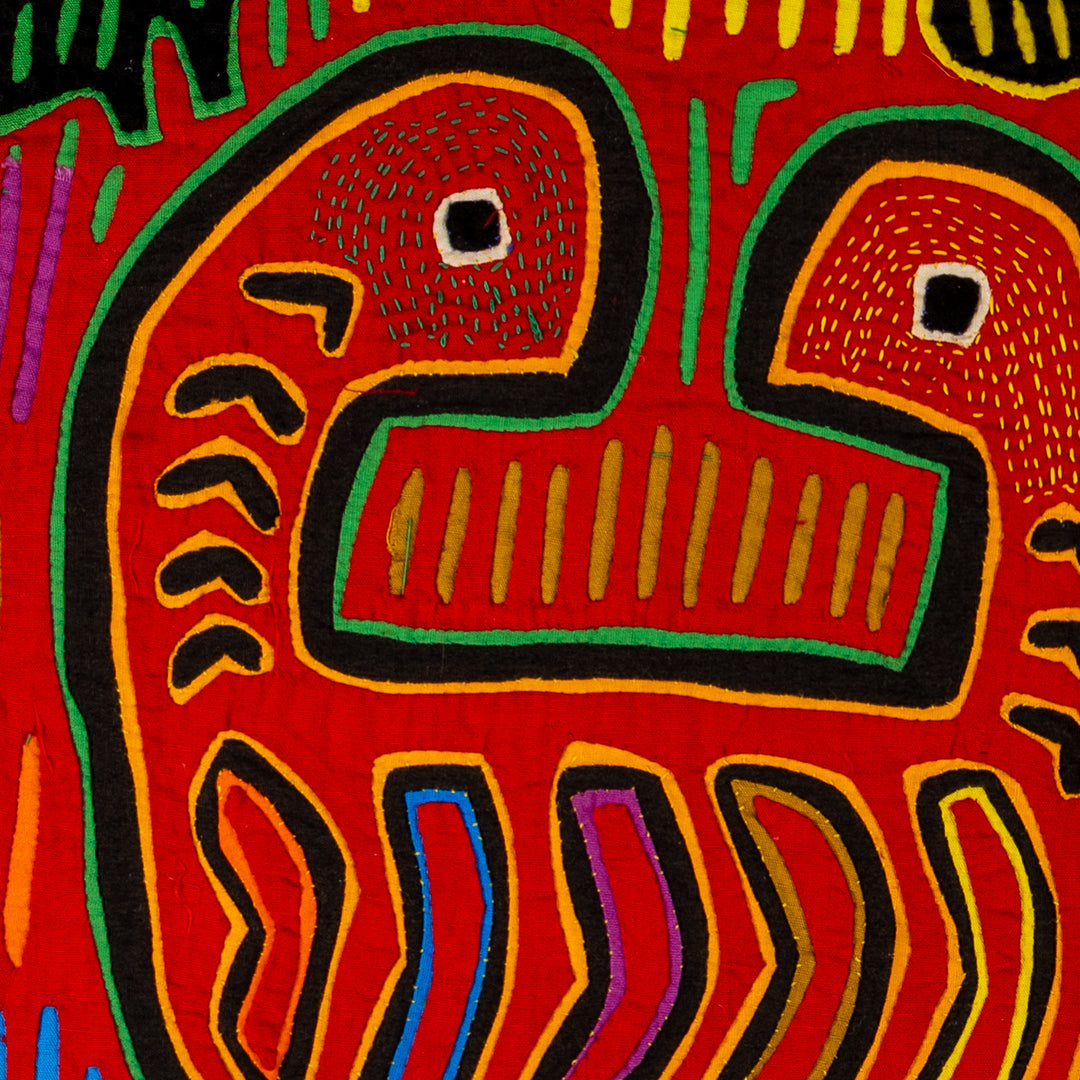 Face To Face Museum Quality Mola