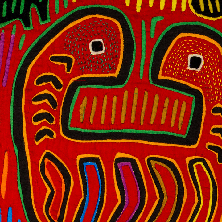 Face To Face Museum Quality Mola