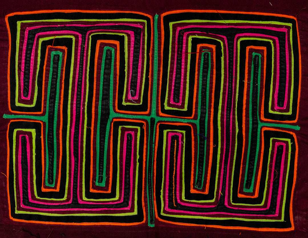 Machine-Stitched Classic Design Mola