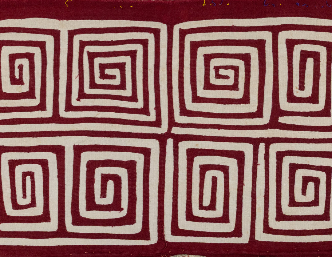 Burgundy And White Classic Design Mola