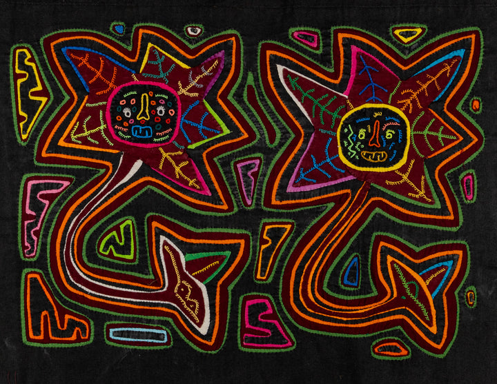 Colorful Dancing Sunflower Mola