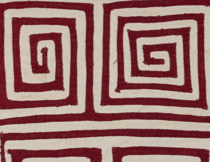 Burgundy And White Classic Design Mola