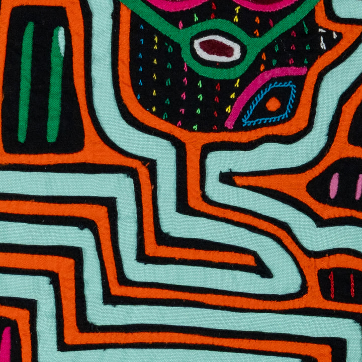 Machine-Stitched Classic Design Mola
