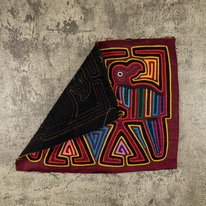 Black Yellow And Maroon Estranged Couple Mola