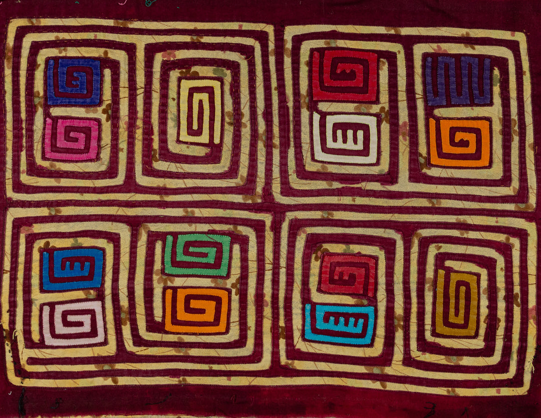 Machine-Stitched Classic Design Mola