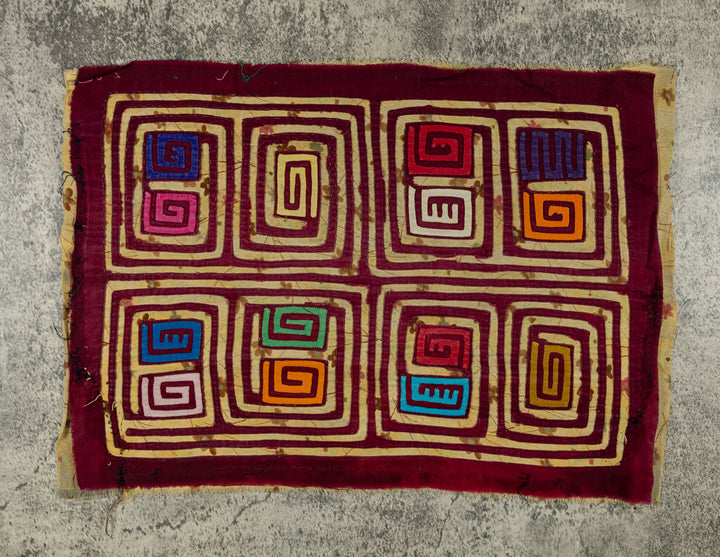 Machine-Stitched Classic Design Mola