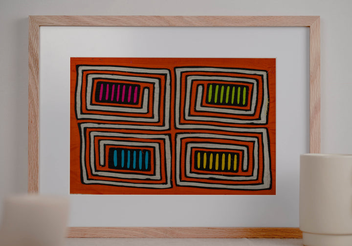 Machine-Stitched Classic Design Mola