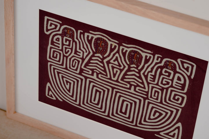 Burgundy And White Ship Ahoy Mola