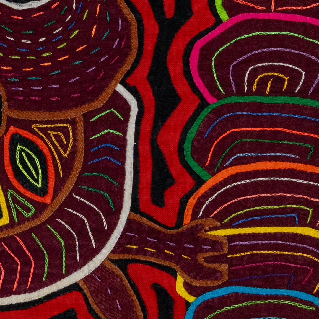 Red And Black Foxy Fox Of The Jungle Mola