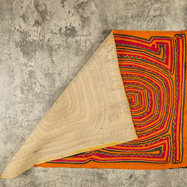 Classic Design Orange Museum Quality Mola
