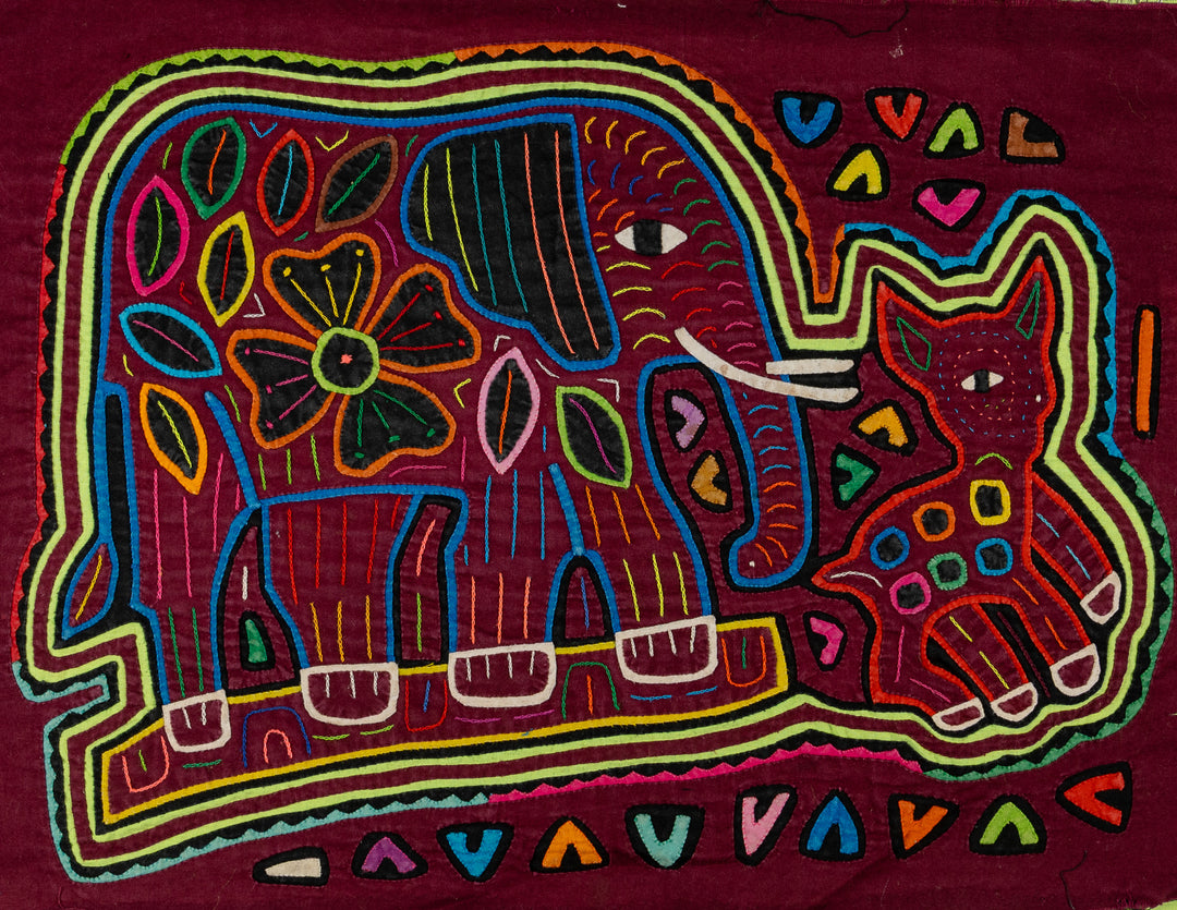 Elephant And Lamb Mola