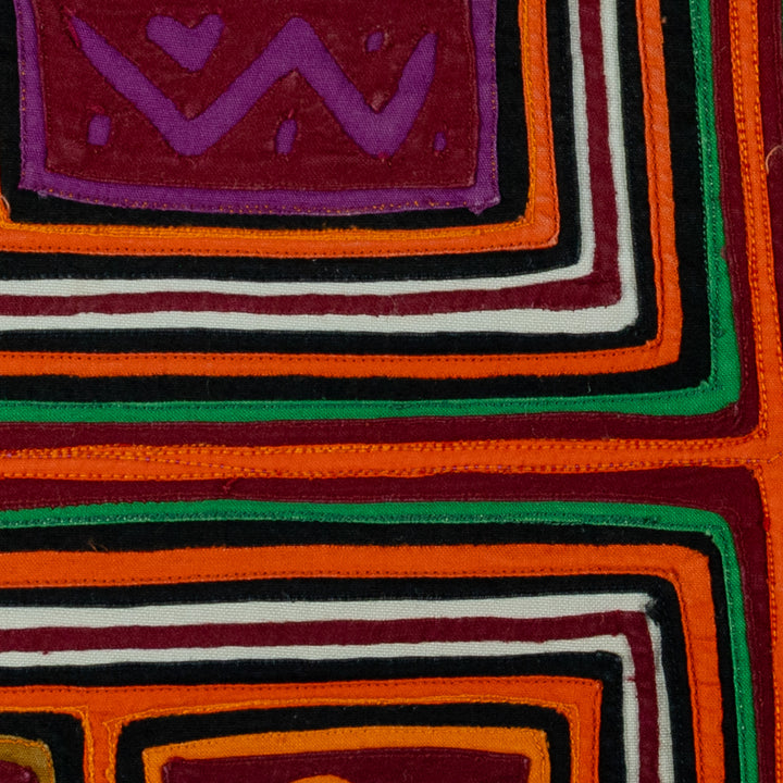 Machine-Stitched Classic Design Mola