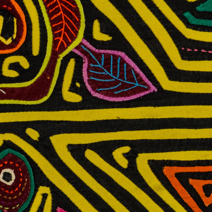 Black And Yellow Birdcage Mola