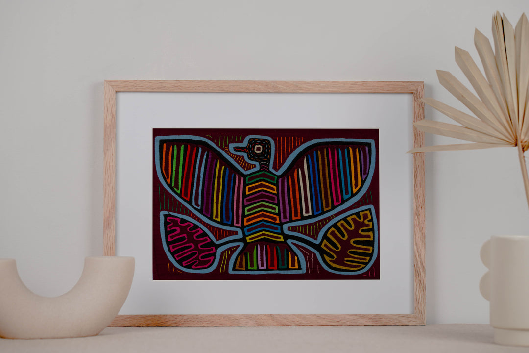 Maroon And Blue Thunderbird Mola