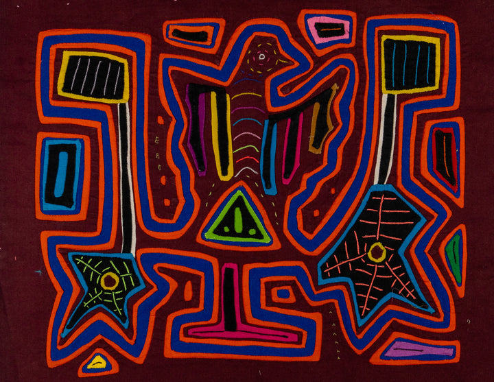 Machine-Stitched Classic Design Mola
